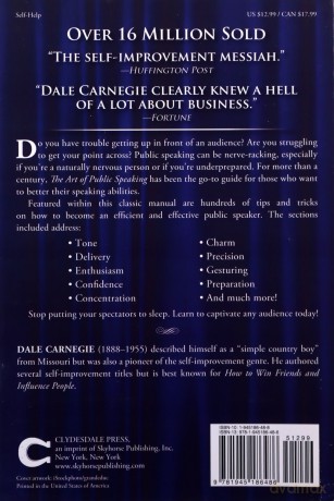 The Art of Public Speaking: The Original Tool for Improving Public Oration - Dale Carnegie [KSIĄŻKA]