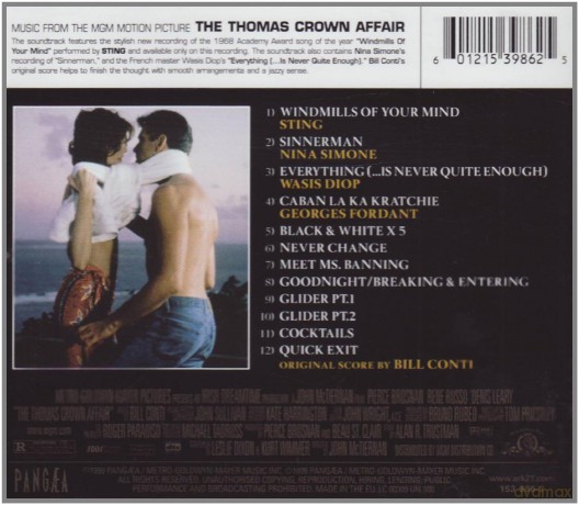 The Thomas Crown Affair soundtrack (Afera Thomasa Crowna) [CD]