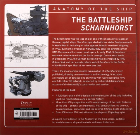 The Battleship Scharnhorst (Anatomy of The Ship) - Stefan Draminski [KSIĄŻKA]