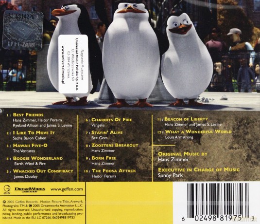 Madagascar soundtrack (Madagaskar) [CD]