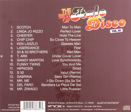 The Best Of Italo Disco Vol.10 [CD]