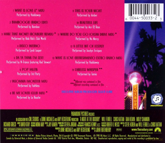 A Night At The Roxbury soundtrack (Odlotowy duet) [CD]