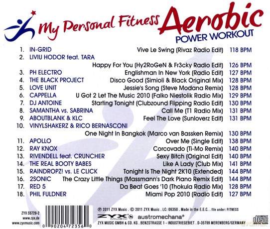 My Personal Fitness: Aerobic P [CD]