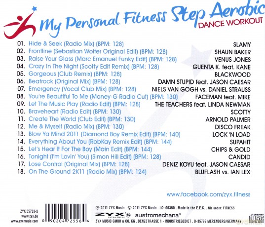 My Personal Fitness: Step Aero [CD]