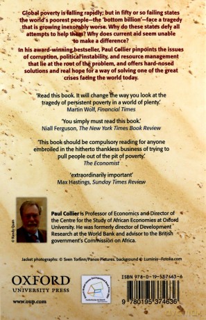 The Bottom Billion: Why the Poorest Countries are Failing and What Can Be Done About It - Paul Collier [KSIĄŻKA]