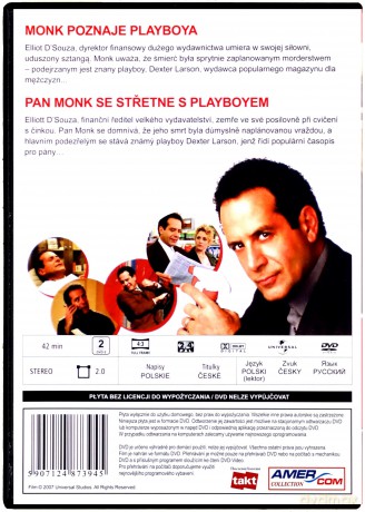 Monk 19: Monk Poznaje Playboya [DVD]