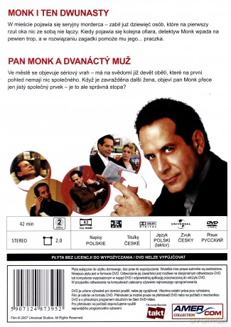 Monk 20: Monk i Ten Dwunasty [DVD]