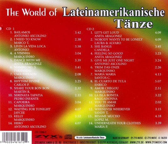 W.o. Lateinamerikanische Tanz [2CD]