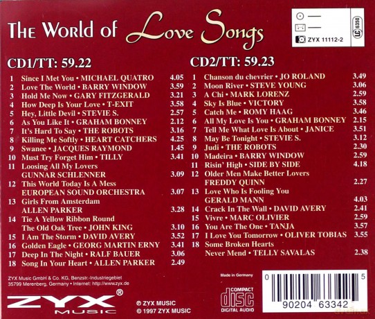 W.o. Love Songs [2CD]