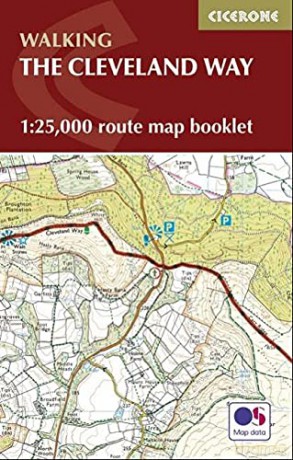 The Cleveland Way Map Booklet: 1:25,000 OS Route Mapping (British Long Distance) - Paddy Dillon [KSIĄŻKA]