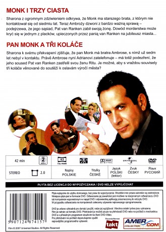 Monk 22:  Monk i Trzy Ciasta [DVD]
