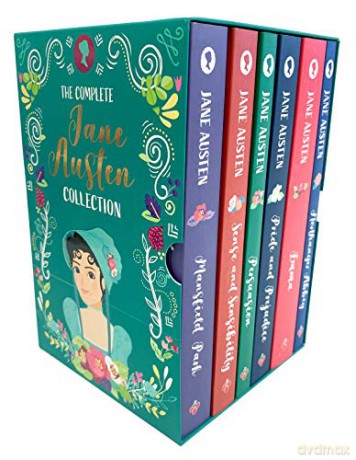 The Complete Jane Austen Collection - 6 Book Box Set (Sense and Sensibility, Pride and Prejudice, Mansfield Park, Emma, Northanger Abbey and Persuasion) - Jane Austen [KSIĄŻKA]