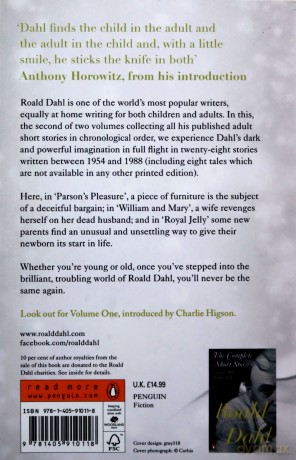 The Complete Short Stories: Volume Two - Roald Dahl [KSIĄŻKA]
