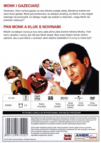 Monk 21: Monk i Gazeciarz [DVD]