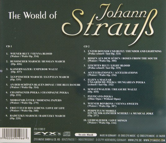 World of Johann Strauss [2CD]