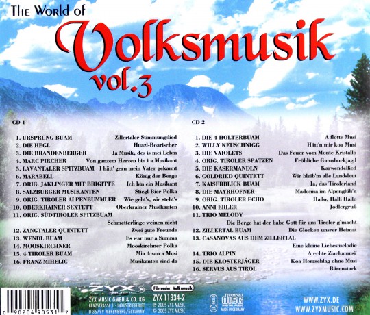 W.o. Volksmusik Vol. 3 [2CD]