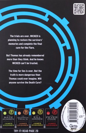 The Death Cure: book 3 in the multi-million bestselling Maze Runner series - James Dashner [KSIĄŻKA]