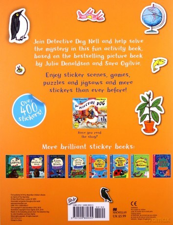 The Detective Dog Sticker Book - Julia Donaldson [KSIĄŻKA]