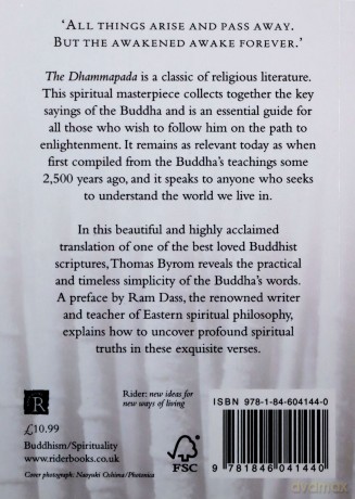 The DhammapadaThe Saying of the Buddha - Thomas Byron [KSIĄŻKA]