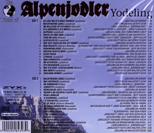W.o. Alpenjodler [2CD]