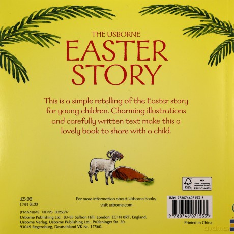 The Easter Story (Usborne Bible Tales) - Heather Amery [KSIĄŻKA]