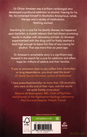 The End Of My Addiction: How one man cured himself of alcoholism - Olivier Ameisen [KSIĄŻKA]