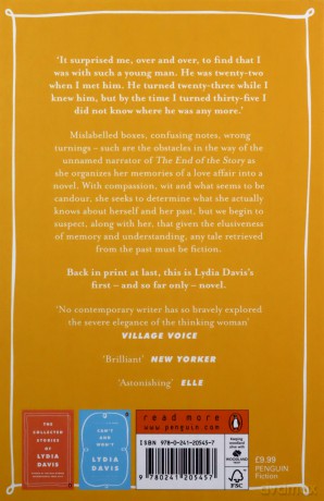 The End of the Story - Lydia Davis [KSIĄŻKA]