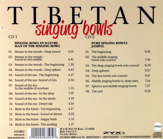 Tibetan Singing Bowls [2CD]