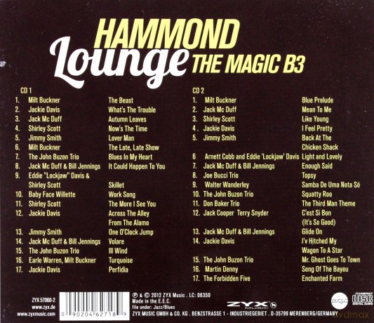 Hammond Lounge - The Magic B3 [2CD]