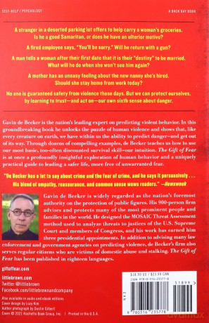 The Gift of Fear: Survival Signals That Protect Us from Violence - Gavin de Becker [KSIĄŻKA]