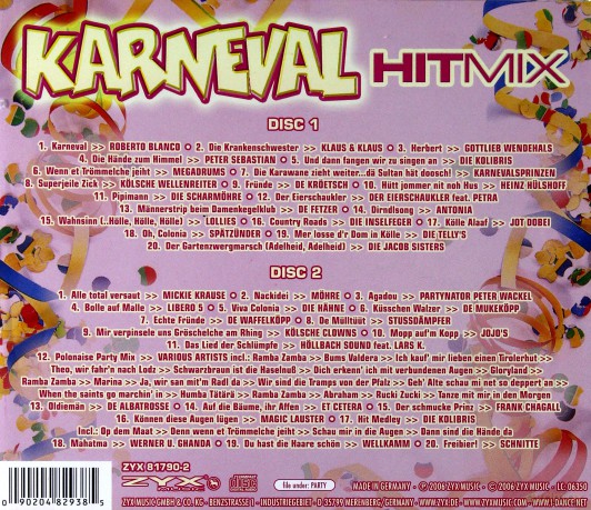 Karneval Hitmix [2CD]