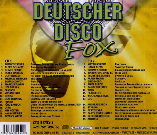 Deutscher Disco Fox [2CD]