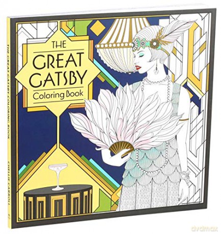 The Great Gatsby Coloring Book - F. Scott Fitzgerald [KSIĄŻKA]