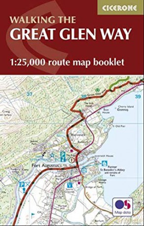 The Great Glen Way Map Booklet: 1:25,000 OS Route Mapping (Cicerone Guide) - Paddy Dillon [KSIĄŻKA]