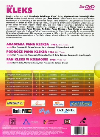 Pan Kleks: Akademia Pana Kleksa / Podróże Pana Kleksa / Pan Kleks w kosmosie BOX [3DVD]