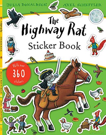 The Highway Rat Sticker Book (Sticker Books) - Julia Donaldson [KSIĄŻKA]
