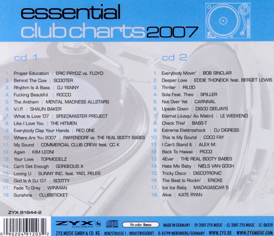 Essential Club Charts [2CD]