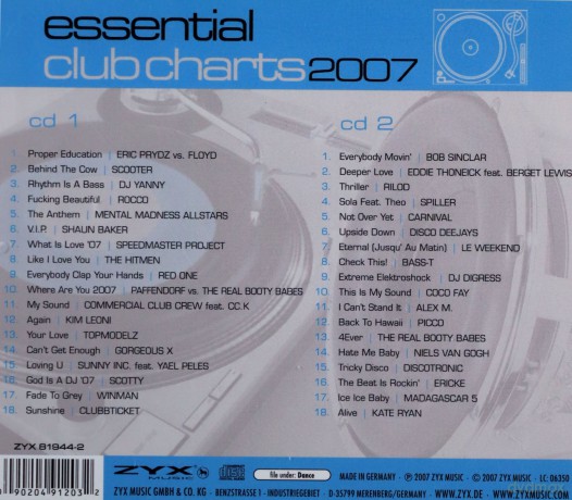 Essential Club Charts [2CD]