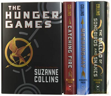 The Hunger Games 4-Book Hardback Box-Set (The Hunger Games, Catching Fire, Mockingjay, The Ballad of Songbirds and Snakes) - Suzanne Collins [KSIĄŻKA]