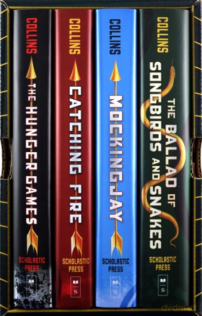 The Hunger Games 4-Book Hardback Box-Set (The Hunger Games, Catching Fire, Mockingjay, The Ballad of Songbirds and Snakes) - Suzanne Collins [KSIĄŻKA]