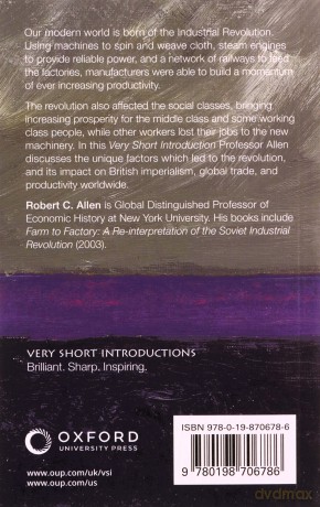 The Industrial Revolution: A Very Short Introduction (Very Short Introductions) - Robert C. Allen [KSIĄŻKA]