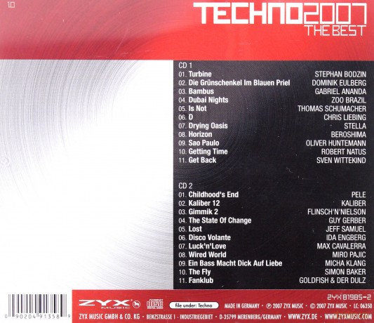 Techno The Best Vol. 1 [2CD]