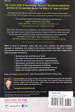The Innovation Secrets of Steve Jobs: Insanely Different Principles for Breakthrough Success (BUSINESS SKILLS AND DEVELOPMENT) - Carmine Gallo [KSIĄŻKA]