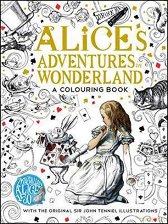 The Macmillan Alice Colouring Book (Macmillan Classic Colouring Books) - Lewis Carroll [KSIĄŻKA]
