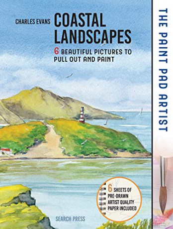 The Paint Pad Artist: Coastal Landscapes: 6 beautiful pictures to pull out and paint - Charles Evans [KSIĄŻKA]