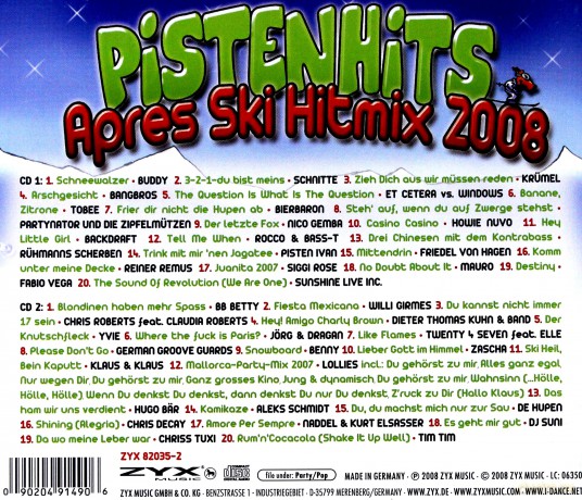 Pistenhits Apres Ski Hitmix Vo [2CD]