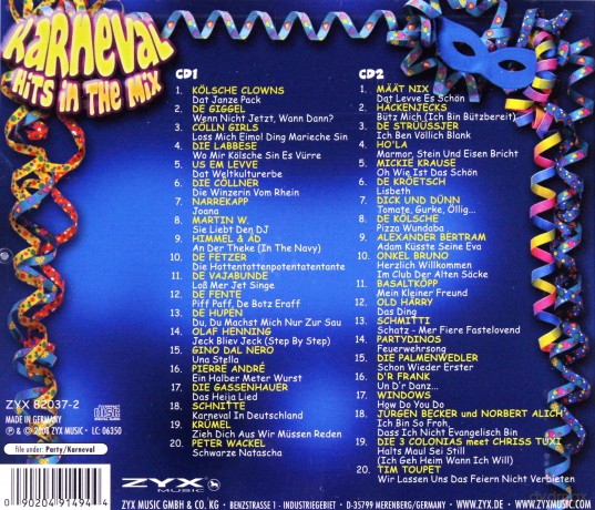 Karneval Hits In The Mix [2CD]