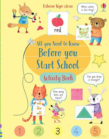 Wipe-Clean All You Need to Know Before You Start School Activity Book (Wipe-Clean Books) - Holly Bathie [KSIĄŻKA]