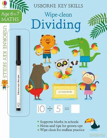 Wipe-clean Dividing 6-7 (Key Skills): 1 - Holly Bathie [KSIĄŻKA]