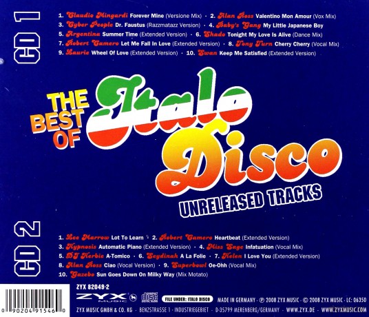 Best Of Italo Disco - Unreleas [2CD]